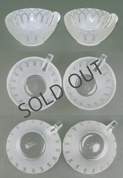 画像2: 【LALIQUE】ルネ・ラリック  JAFFA アイスクリームカップ2客