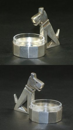 画像6: 【Christofle-GALLIA】クリストフル‐ガリア 　犬の塩入れRic et Rac