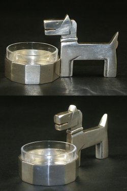 画像3: 【Christofle-GALLIA】クリストフル‐ガリア 　犬の塩入れRic et Rac