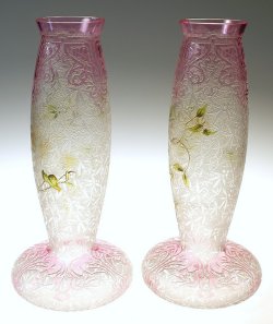 画像4: 【BACCARAT】バカラ　アール・ヌーヴォー花瓶一対