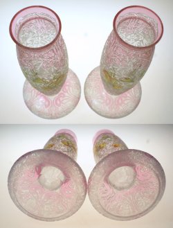 画像8: 【BACCARAT】バカラ　アール・ヌーヴォー花瓶一対