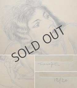 画像2: 【FOUJITA】藤田嗣治  Buste de femme allongée オリジナル銅板画