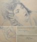 画像2: 【FOUJITA】藤田嗣治  Buste de femme allongée オリジナル銅板画 (2)