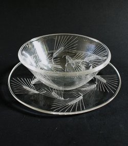 画像1: 【LALIQUE】ルネ・ラリック　ARRAS 深鉢と皿