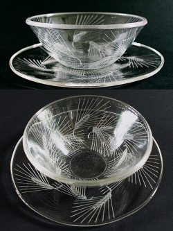 画像2: 【LALIQUE】ルネ・ラリック　ARRAS 深鉢と皿