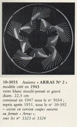 画像5: 【LALIQUE】ルネ・ラリック　ARRAS 深鉢と皿