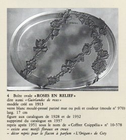 画像7: 【LALIQUE】ルネ・ラリック　Roses en Relief 蓋物