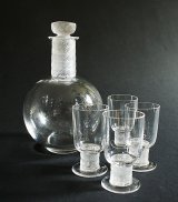 【LALIQUE】ルネ・ラリック　CHINON 酒器セット