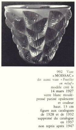 画像6:  【LALIQUE】ルネ・ラリック　MOISSAC 花瓶