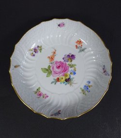 画像10: 【MEISSEN】マイセン　Neubrandenstein 花絵小皿6客