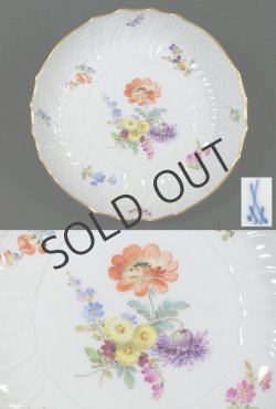 画像4: 【MEISSEN】マイセン　Neubrandenstein 花絵小皿6客