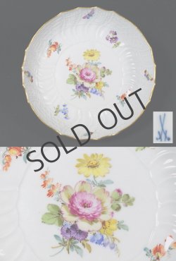 画像5: 【MEISSEN】マイセン　Neubrandenstein 花絵小皿6客