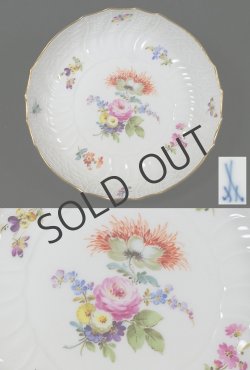 画像6: 【MEISSEN】マイセン　Neubrandenstein 花絵小皿6客