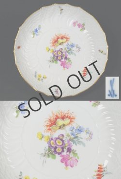 画像8: 【MEISSEN】マイセン　Neubrandenstein 花絵小皿6客