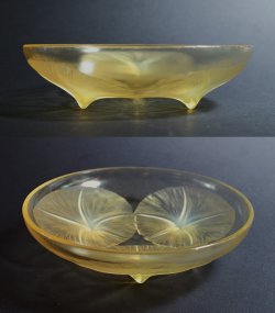 画像3: 【LALIQUE】ルネ・ラリック　VOLUBILIS 浅鉢（黄色）