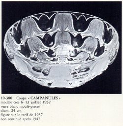 画像5: 【LALIQUE】ルネ・ラリック　CAMPANULES 深鉢