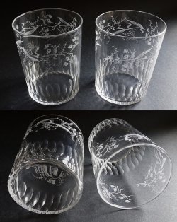 画像2:  鈴蘭文グラヴュールとカットの ゴブレ2客