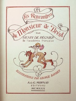 画像4: 【BARBIER】バルビエ オリジナル挿画本『ド・ブレオ氏の色懺悔』