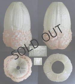 画像6: 【H&V/MULLER】紫陽花文3灯式シャンデリア