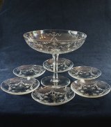 【BACCARAT】バカラ　ガーランド文デザートセット