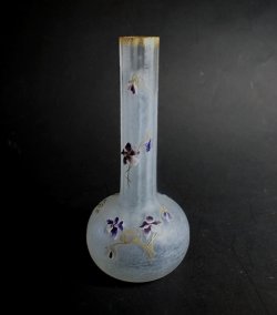 画像1: 【LEGRAS-MONTJOYE】ルグラ‐モンジョワ　スミレ文花瓶