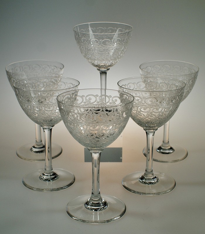 【BACCARAT】バカラ　ROHAN高脚グラス(大)6客
