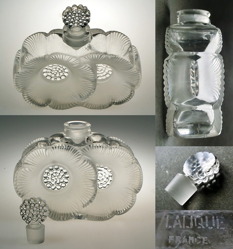 【LALIQUE】ラリック DEUX FLEURS 香水瓶 - アンティック 姉妹社