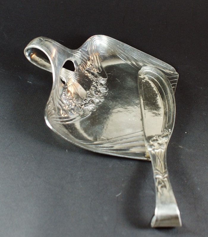 Gallia/Christofle French Crumb Tray Christofle Antique Art Nouveau 1908-29 Silver Plated O 