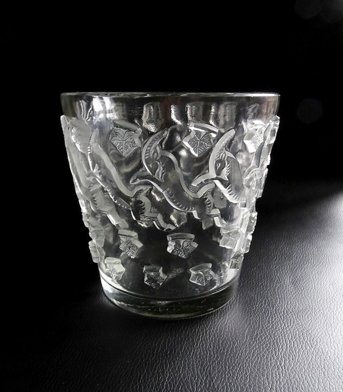 【LALIQUE】ルネ・ラリック　JURANÇON 葡萄洗い