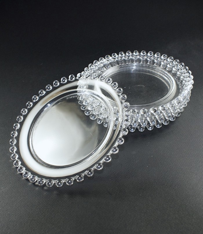 【LALIQUE】ルネ・ラリック　ANDLAU ランチ皿6枚組
