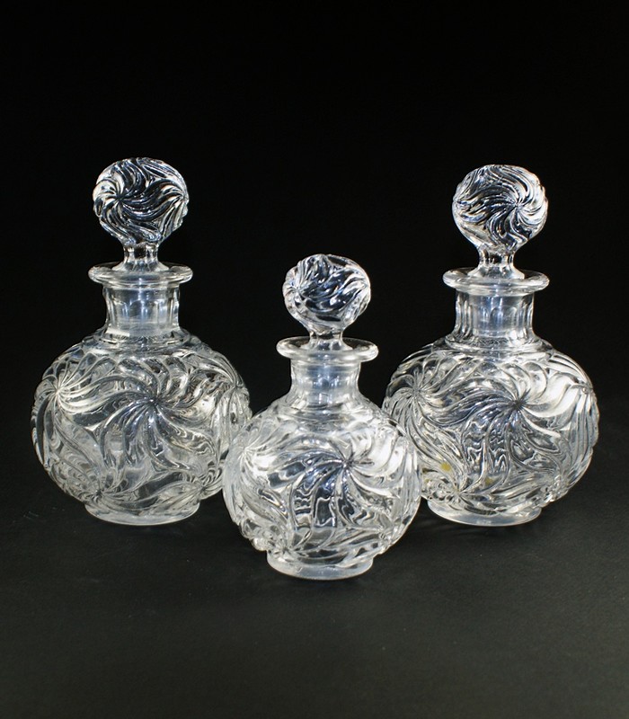 【BACCARAT】バカラ　Rosaces multiples フラコン3点