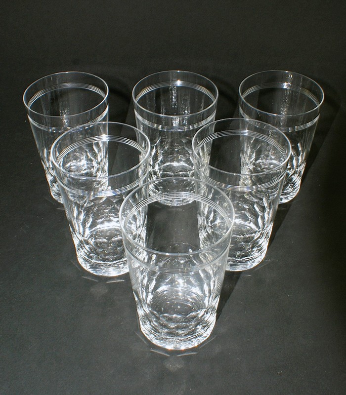 【BACCARAT】バカラ　カット7743番 ゴブレ6客