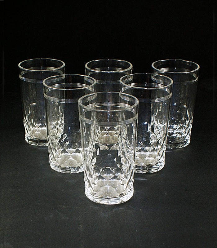 【BACCARAT】バカラ　カット7743番シャンパンゴブレ6客