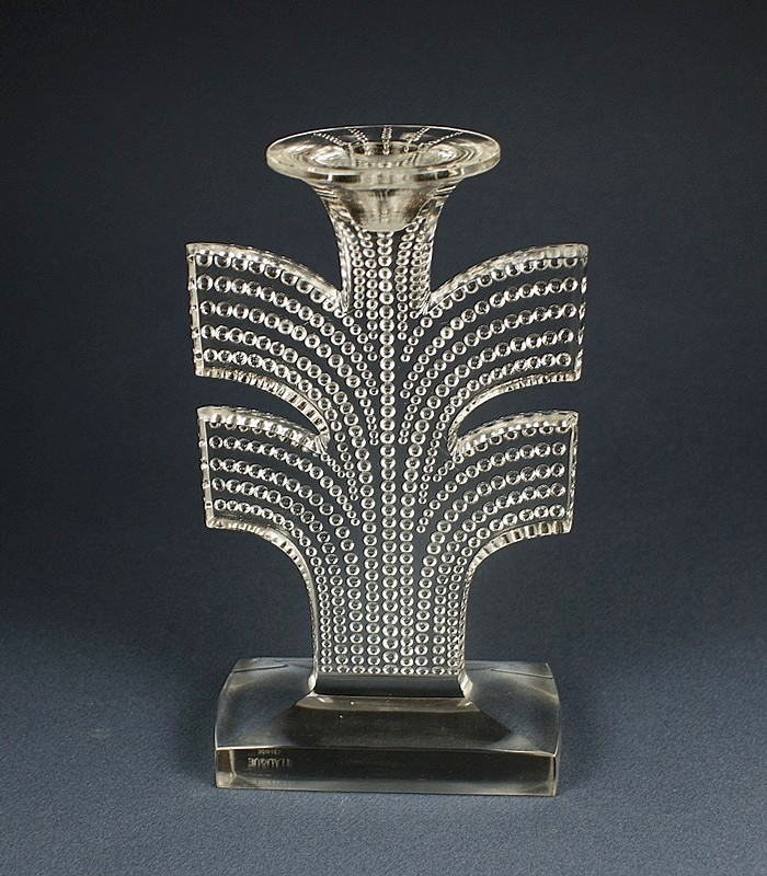 【LALIQUE】ルネ・ラリック　TOKYO キャンドルスタンド