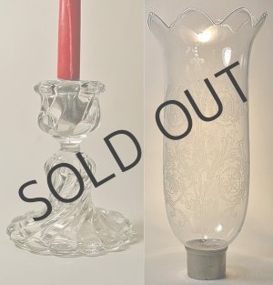 画像: 【BACCARAT】 火屋付きキャンドルスタンド Bambous tors