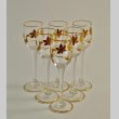 画像1: 【BACCARAT】バカラ クレマチス文金彩リキュールグラス 6客 (1)