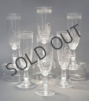 画像: 【BACCARAT】バカラ　Fougères シャンパンフリュート6客