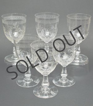 画像: 【BACCARAT】バカラ　Fougères ワイングラス6客