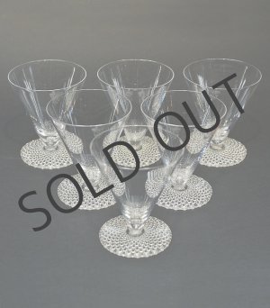 画像: 【LALIQUE】ルネ・ラリック　TOKYO ワイングラス6客　