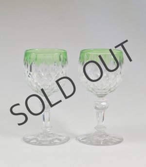 画像: 【BACCARAT】バカラ　Juvisy  白ワイングラス2客　