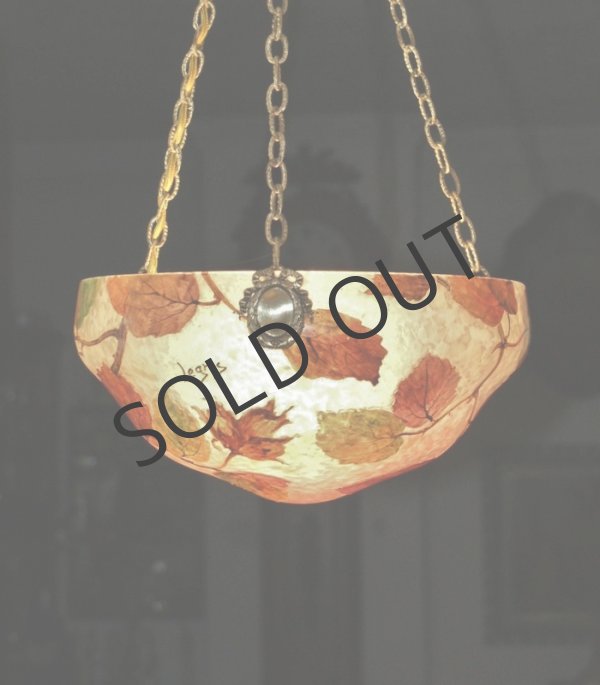 画像1: 【LEGRAS】ルグラ ノワゼット文吊灯 (1)