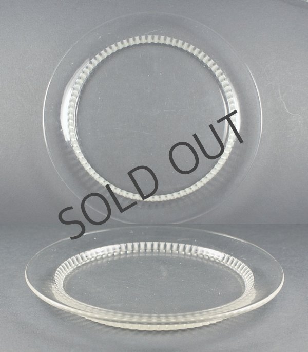 画像1: 【LALIQUE】ラリック　BAMBOU デザート皿2客 (1)