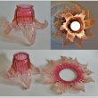 画像4: ダブルシェードの花のペンダントランプ (4)
