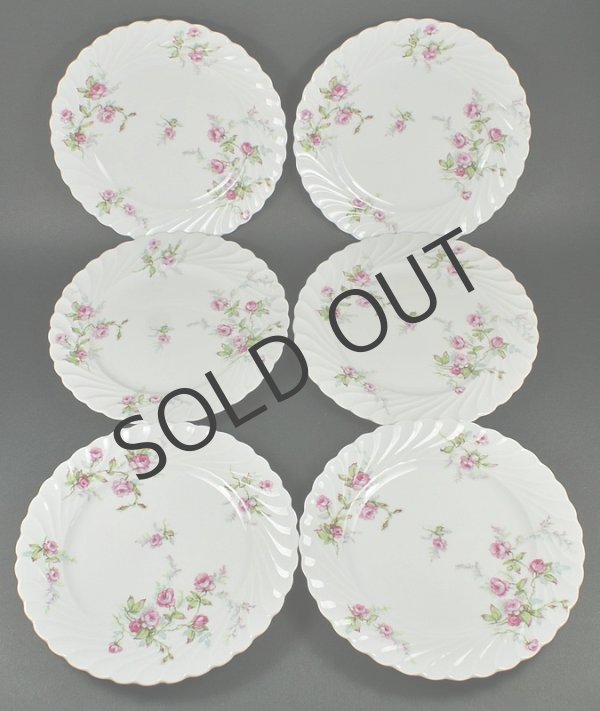 画像5: 【HAVILAND】 薔薇文トルス ボウル＆ソーサー6客 (5)