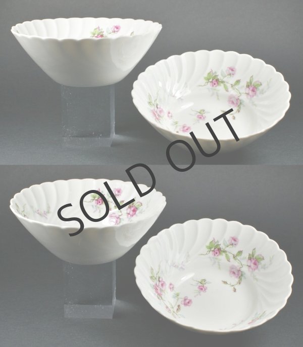 画像3: 【HAVILAND】 薔薇文トルス ボウル＆ソーサー6客 (3)