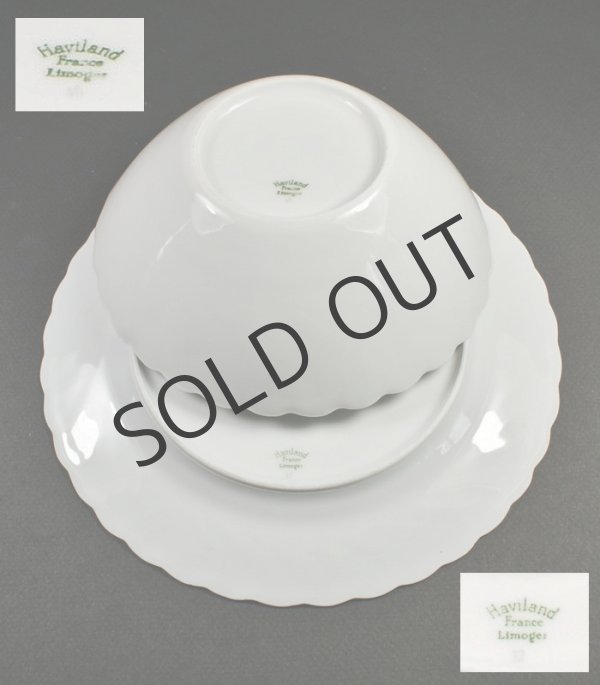 画像6: 【HAVILAND】 薔薇文トルス ボウル＆ソーサー6客 (6)