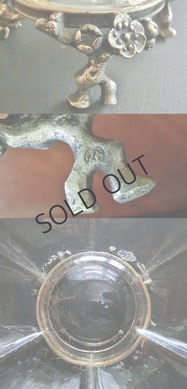 画像5: 【BACCARAT】バカラ　梅文足付きラスター彩深鉢 (5)