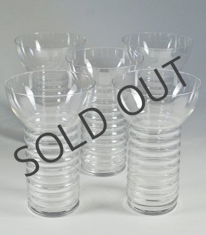 画像: 【BACCARAT】バカラ　アール・デコのビールグラス5客