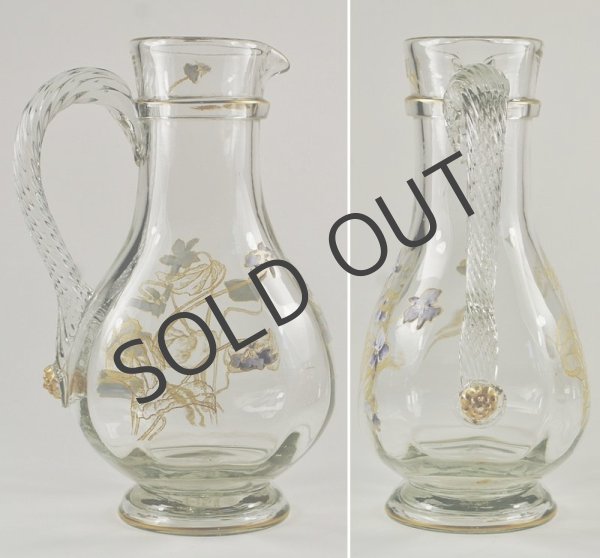 画像3: LEGRAS】ルグラ　エナメル彩すみれ文水差し (3)