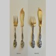 画像2: 銀のフルーツ用ナイフ＆フォーク6客セット (2)